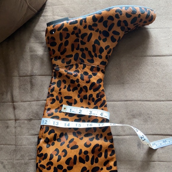 Sam Edelman James  knee high leopard print boots - Picture 7 of 7